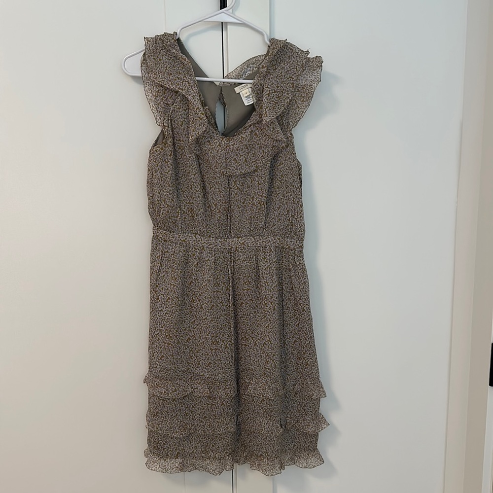 J.Crew Floral Ruffle MIDI Dress 4